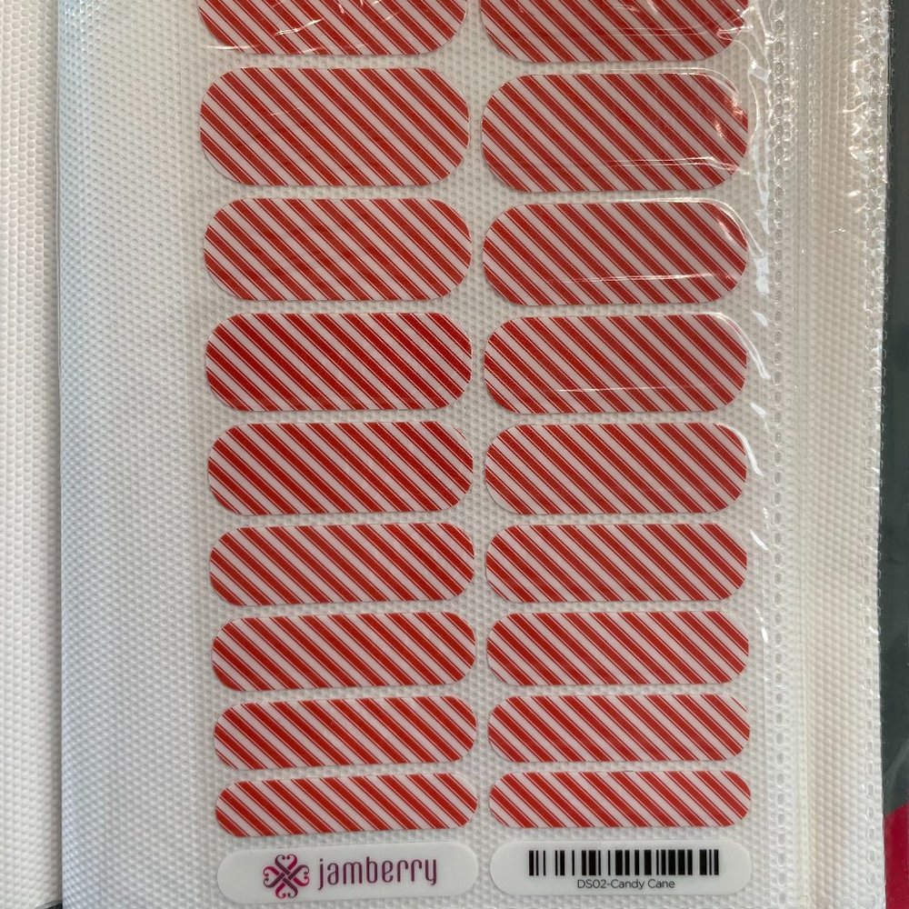 Jamberry Full Sheet Candy Cane